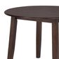 Coaster Barton 5-Piece Round Dining Set in Dark Brown, , large