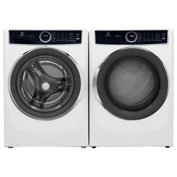 Electrolux 4.5 Cu. Ft. Front Load Washer and 8 Cu. Ft. Gas Dryer Laundry Pair in White, , large