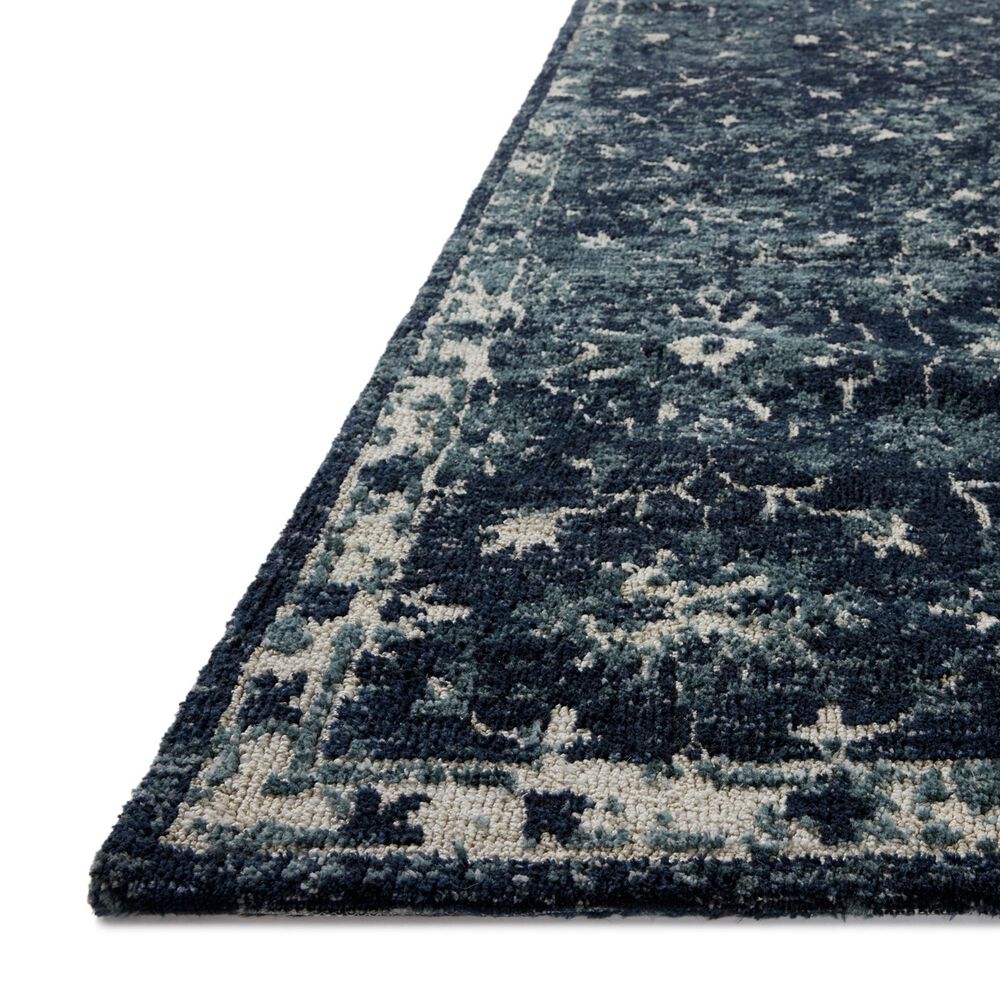 Loloi Percival Navy and Ivory 7&#39;9&quot; x 9&#39;9&quot; Area Rug, , large