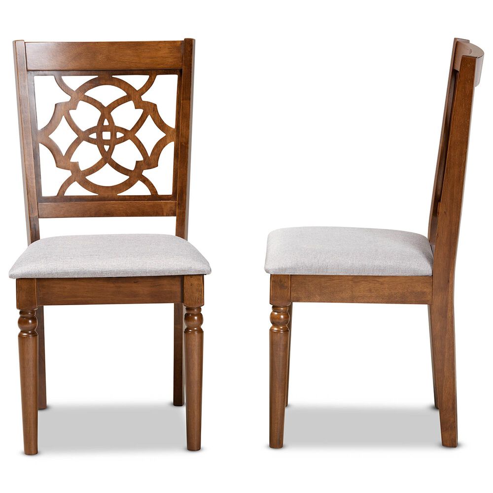 Baxton Studio Renaud Side Chair in Walnut Brown (Set of 2), , large
