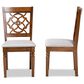 Baxton Studio Renaud Side Chair in Walnut Brown (Set of 2), , large