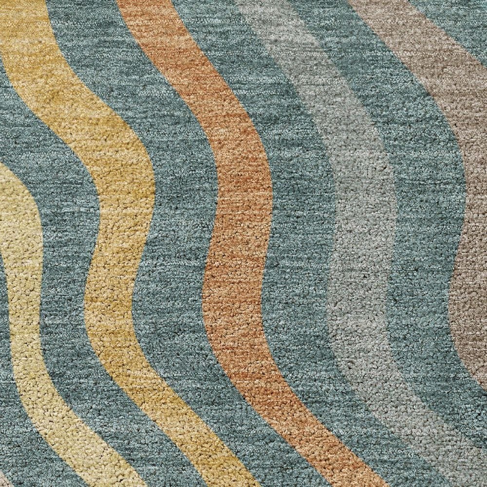 Dalyn Rug Company Kenner Teal 3' x 5' Area Rug, , large