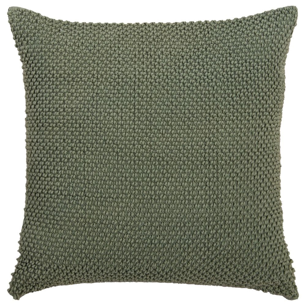 RIZZY 20" Square Throw Pillow in Olive Green, , large