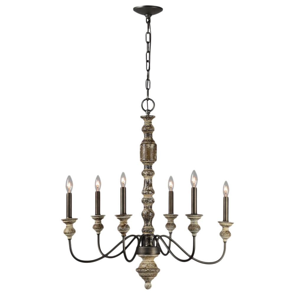 Southern Lighting August Chandelier in Brown and Black, , large