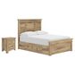 Ashley Makidern 2-Piece Full Storage Bedroom Set with Four Drawers in Natural Brown, , large