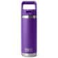 YETI Rambler 18 Oz Water Bottle with Color-Matched Straw Cap in Pace Purple, , large