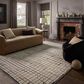 Loloi Bleecker Ivory and Charcoal 9"2" x 13" Area Rug, , large