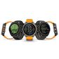 Garmin Fenix 8 Sapphire AMOLED Smartwatch 51mm Titanium Case with Spark Orange and Graphite Silicone Band, , large