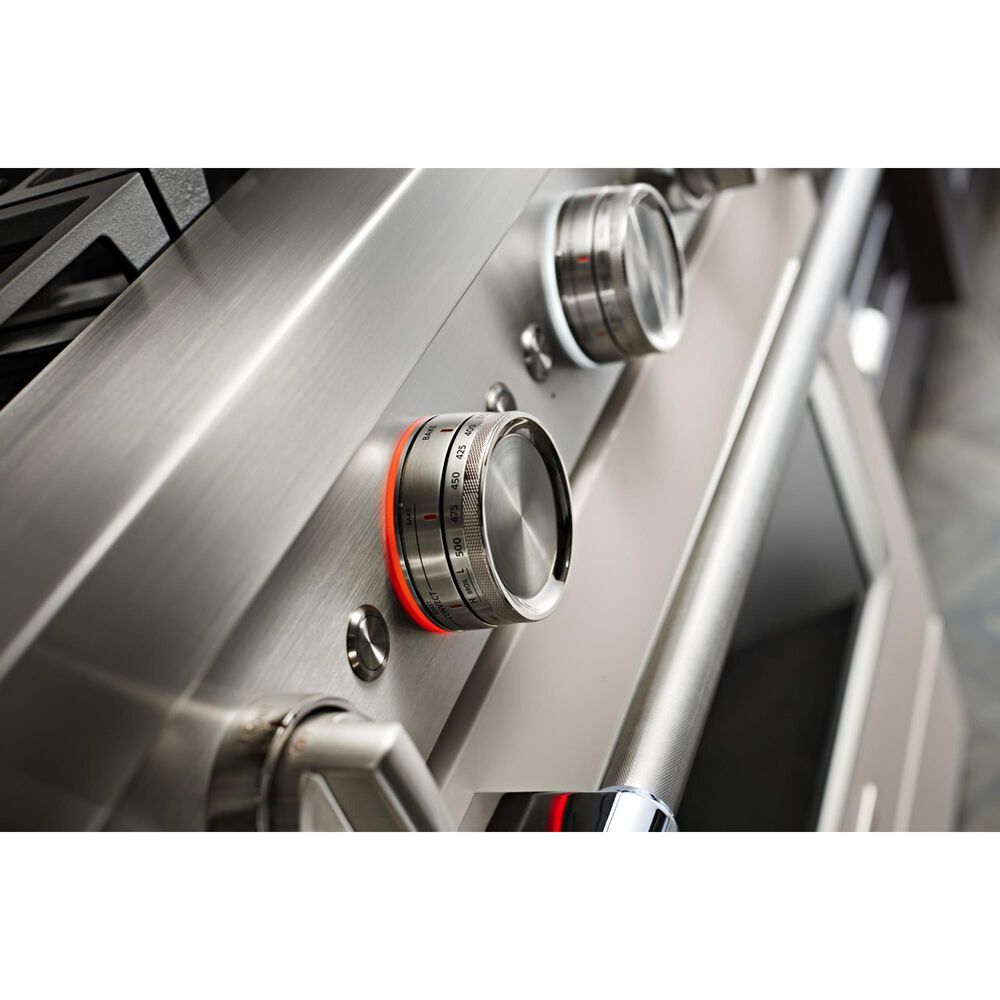 KitchenAid 6.3 Cu. Ft. Freestanding Gas Range with Griddle in Milkshake