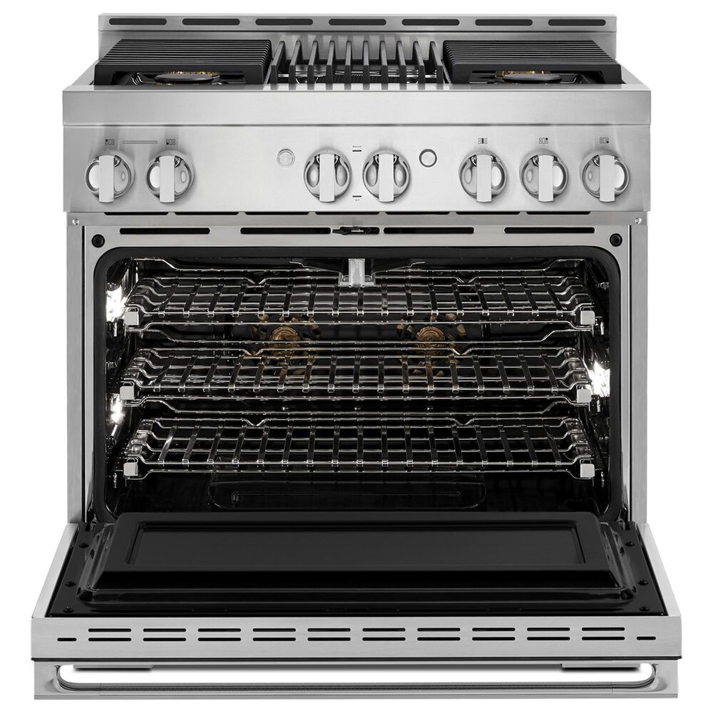 JennAir 36&quot; Smart Professional Gas Range with Grill in Stainless Steel, , large