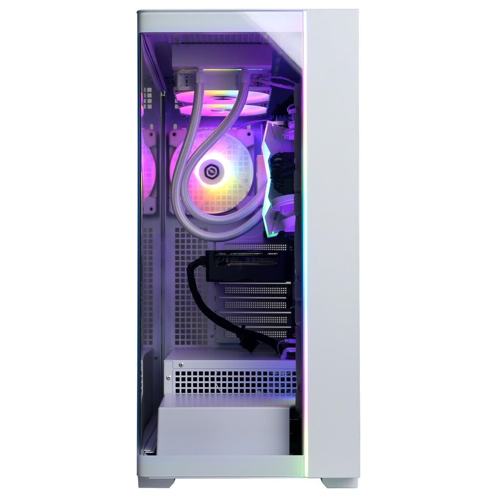CyberPowerPC Gamer Supreme Gaming Desktop | Intel Core i7-14700F - 32GB RAM - NVIDIA GeForce RTX 5060 Ti Graphics - 2TB SSD in White, , large