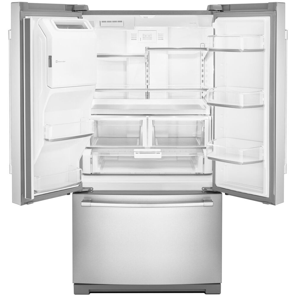 Maytag 26.8 Cu. Ft.  36&quot; Wide French Door Refrigerator in Fingerprint Resistant Stainless Steel, , large