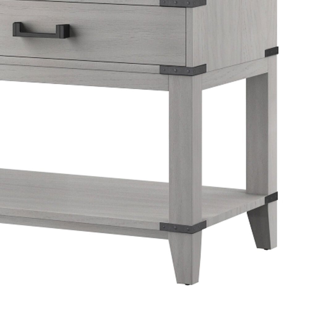 Lexora Home Norwalk 80&quot; Double Bathroom Vanity in White Oak with White Cultured Marble Top  and Rectangle Sink, , large