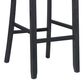 Linon Home Decor Jorissen Bar Stool in Dark Charcoal, , large