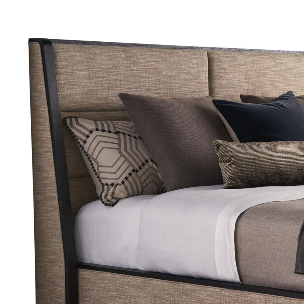 Lexington Furniture Zanzibar Barcelona King Upholstered Bed in Deep Espresso, , large