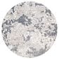 Surya Venice VNE-2300 7"9" Round Denim, Gray and Ivory Area Rug, , large