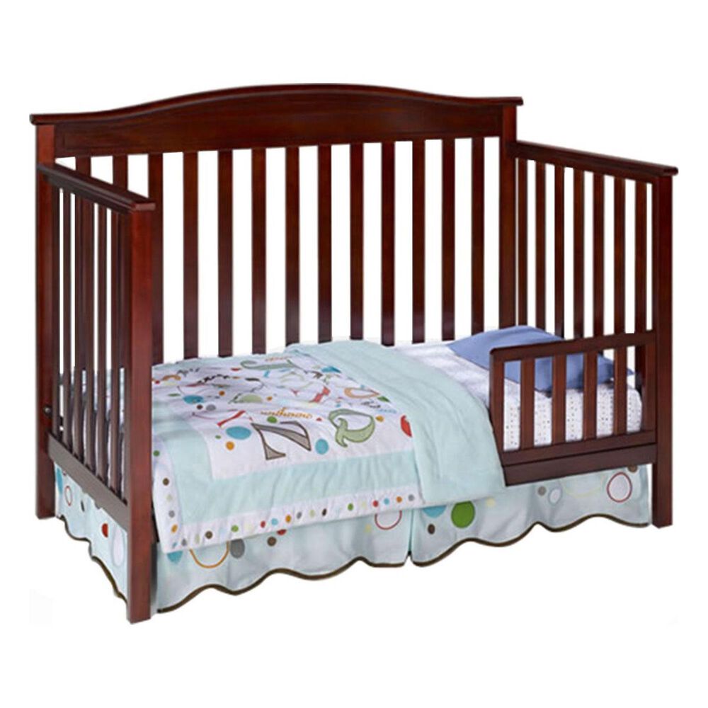 Delta Toddler Guard Rail in Dark Cherry Espresso Nebraska Furniture Mart
