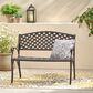 Hearth and Haven Spencer Patio Cast Bench in Copper, , large