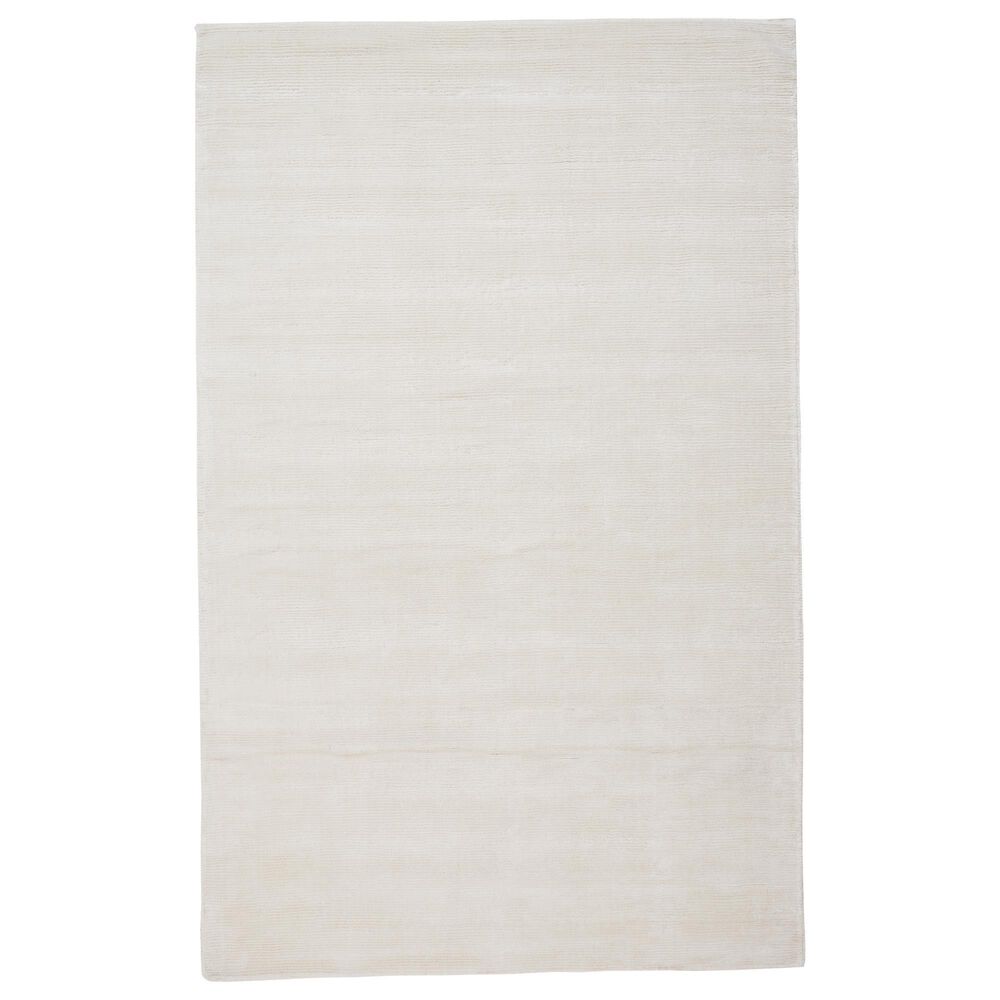 Feizy Batisse 3"6" x 5"6" White Area Rug, , large