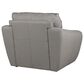 Superb Leather Leather Accent Chair in Osolo Grey, , large