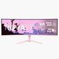 Arozzi 49" Curved VA 165Hz Ultrawide Gaming Monitor in Pink, , large