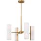 Visual Comfort & Co. Capalino Large Chandelier in Satin Brass, , large