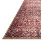 Loloi Loren LQ-05 2"6" x 7"6" Eggplant and Crimson Runner, , large