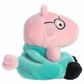 Aurora 5" Peppa Pig Daddy Plush in Pink and Teal, , large