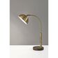 37B Bolton LED Desk Lamp with Smart Switch in Antique Brass and Brown, , large