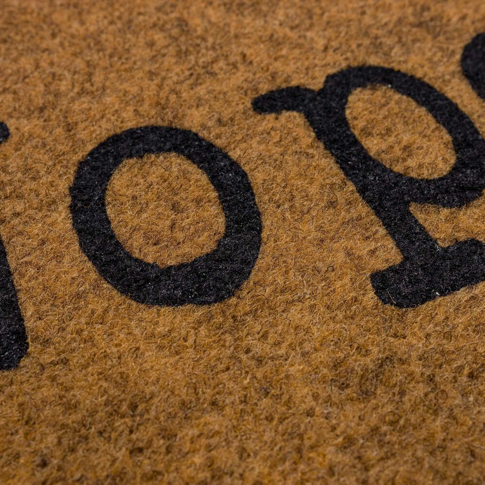 Karastan Bristol Nope 1&#39;6&quot; x 2&#39;6&quot; Natural Door Mat, , large