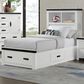 Mayberry Hill Wade Twin Storage Bed in White and Black, , large