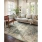 Loloi II Rosette ROS-09 7"6" x 9"6" Slate and Ivory Area Rug, , large