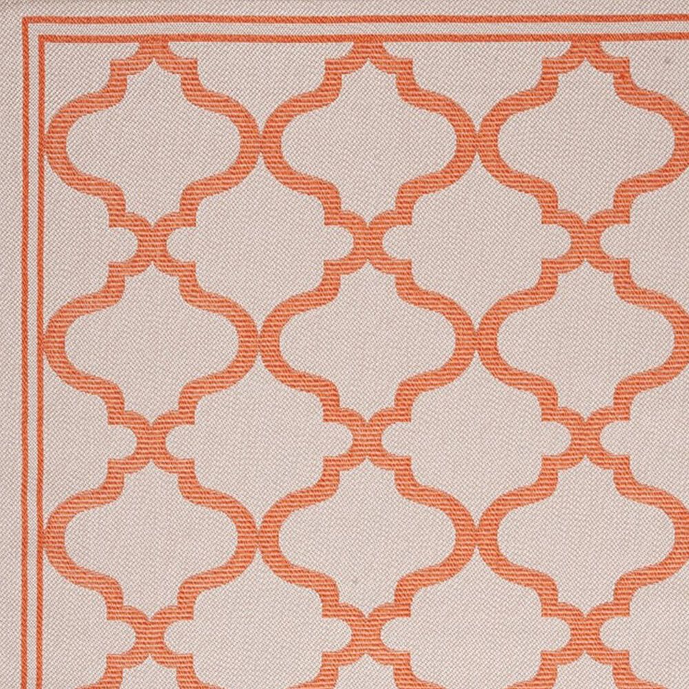 Safavieh Bermuda 3&#39; x 5&#39; Ivory and Rust Indoor/Outdoor Area Performance Rug, , large