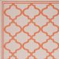 Safavieh Bermuda 3" x 5" Ivory and Rust Indoor/Outdoor Area Performance Rug, , large