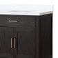 Lexora Home Abbey 84" Double Bathroom Vanity in White Oak with 2 cm White Quartz Top, Rectangular Sinks and 34" Mirrors, , large