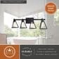 Vaxcel Ravenna 4-Light Bathroom Vanity in Matte Black, , large
