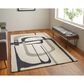 Feizy Maguire 8905F 8" x 10" Ivory and Black Area Rug, , large