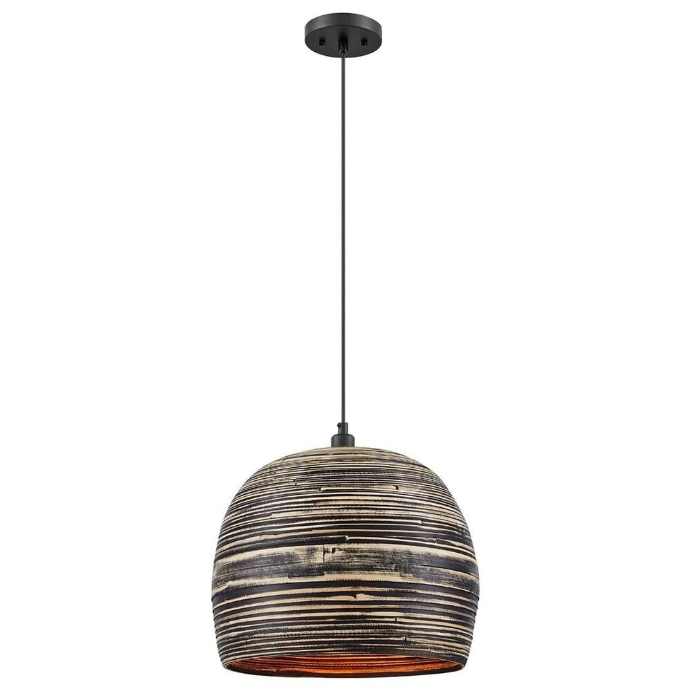 Savoy House Jamsen 1-Light Pendant in Black, , large