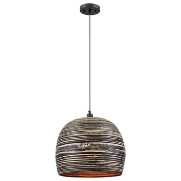 Savoy House Jamsen 1-Light Pendant in Black, , large