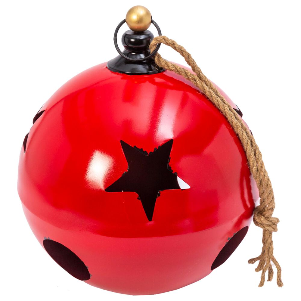 The Gerson Company 18.75" Jumbo Hanging Jingle Bell in Red, , large