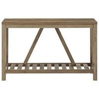 Walker Edison 52 in Entryway Table in Reclaimed Barnwood
