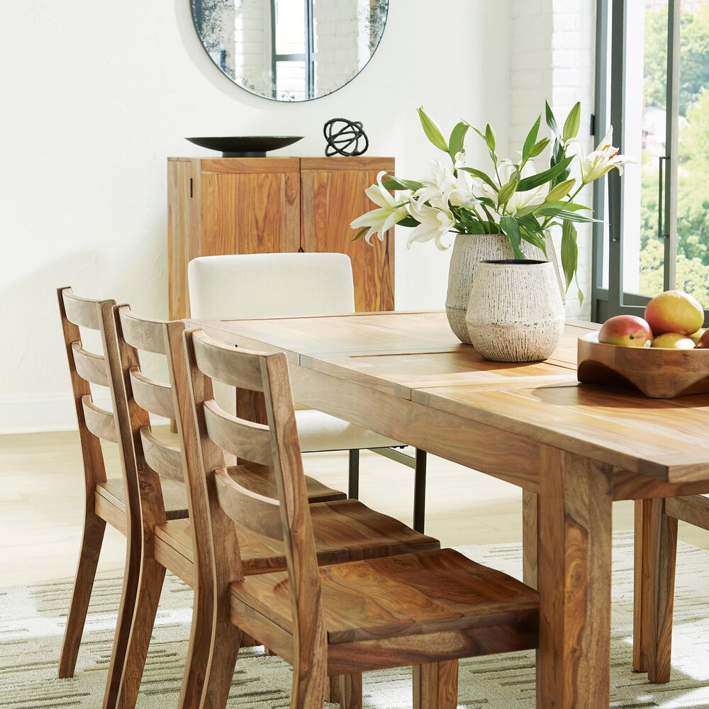 Millenium 7-Piece Dining Set in Brown, , large