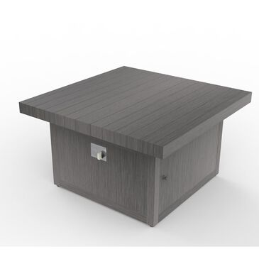 Plank and Hide Functional 42" Fire Pit with Sliding Top in Wenge, , large