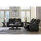 Ashley Caveman Den 2-Piece Power Reclining Living Room Set in Midnight, , large