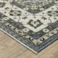 Oriental Weavers Hastings HA07H 5"3" x 7"6" Blue Area Rug, , large