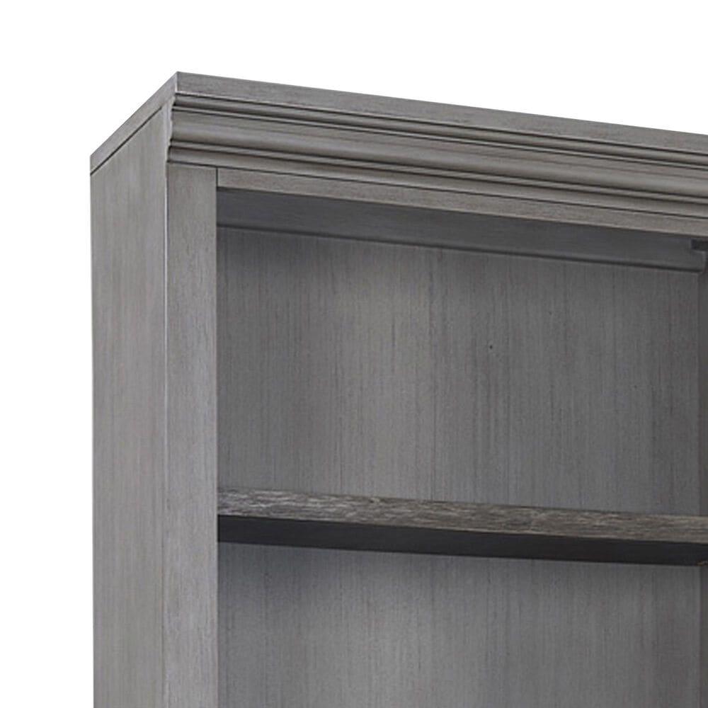 Riva Ridge Caraway Door Bookcase in Aged Slate, , large