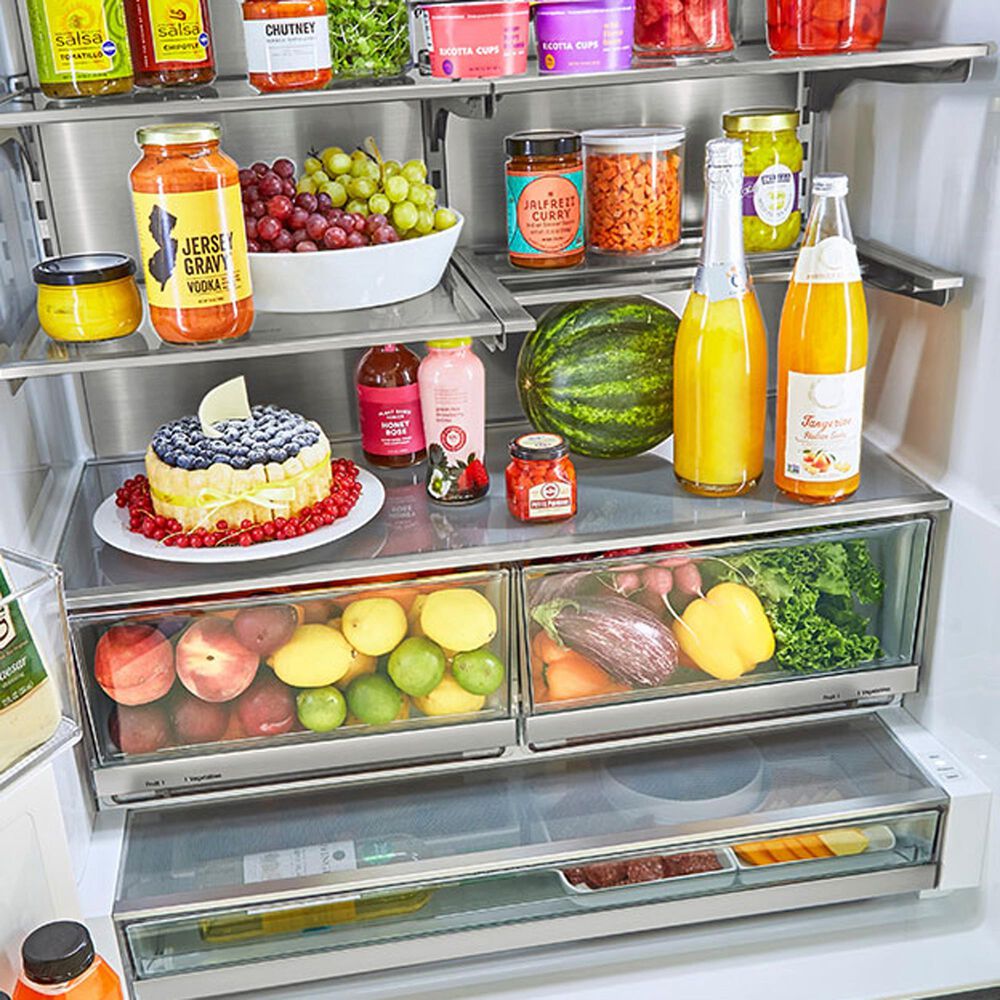 LG 24 Cu. Ft. Counter-Depth French Door Refrigerator with Craft Ice in PrintProof Stainless Steel, , large