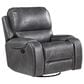 Steve Silver Keily Manual Swivel Glider Recliner in Dove Grey, , large