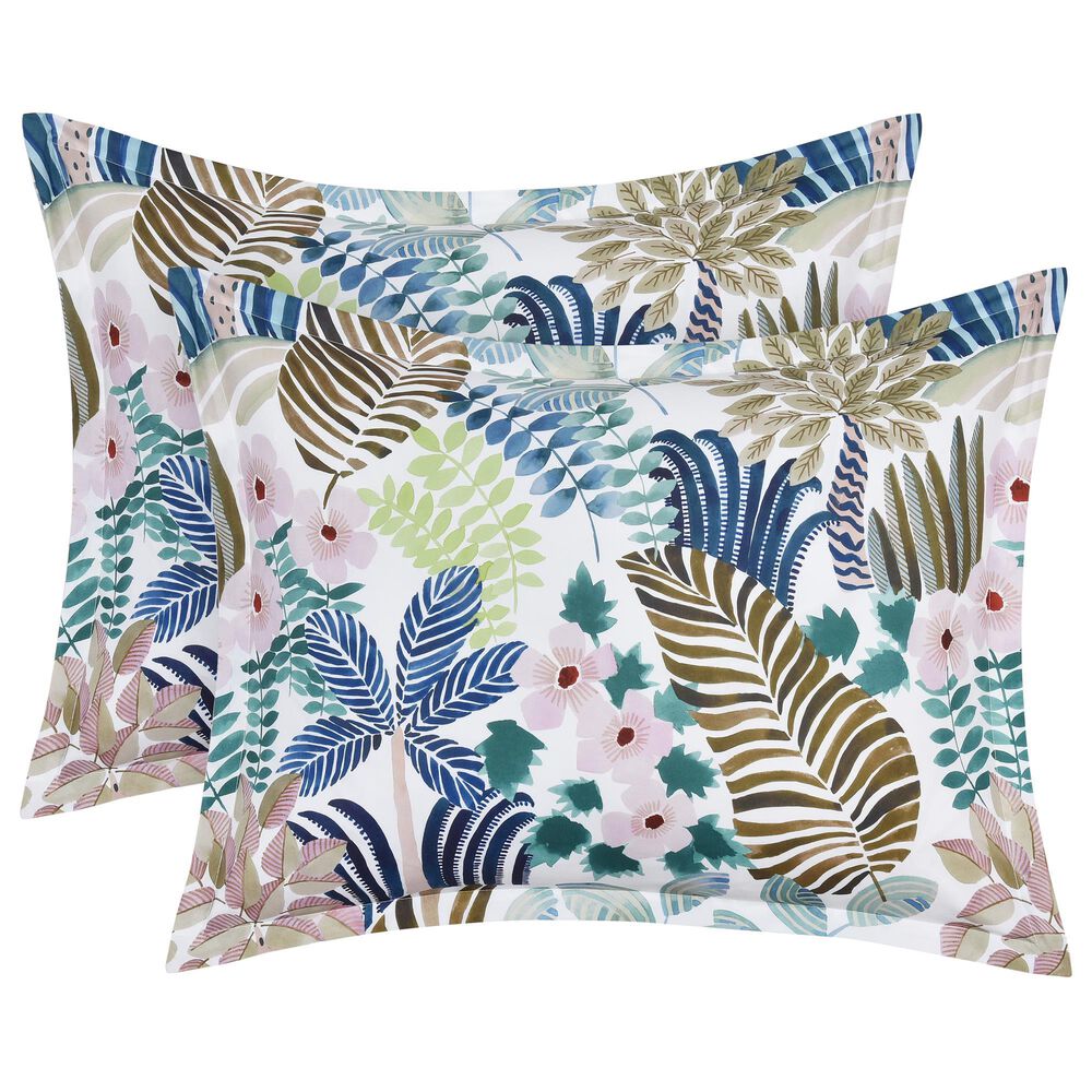 J. Queen Bold Rainforest 3-Piece Full/Queen Comforter Set in Teal, , large