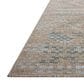 Amber Lewis x Loloi Topanga 5"3" x 7"6" Natural and Aqua Indoor/Outdoor Area Rug, , large